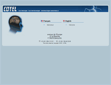 Tablet Screenshot of cotel.fr